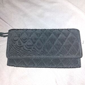 Vera Bradley fabric quilted tri fold wallet
